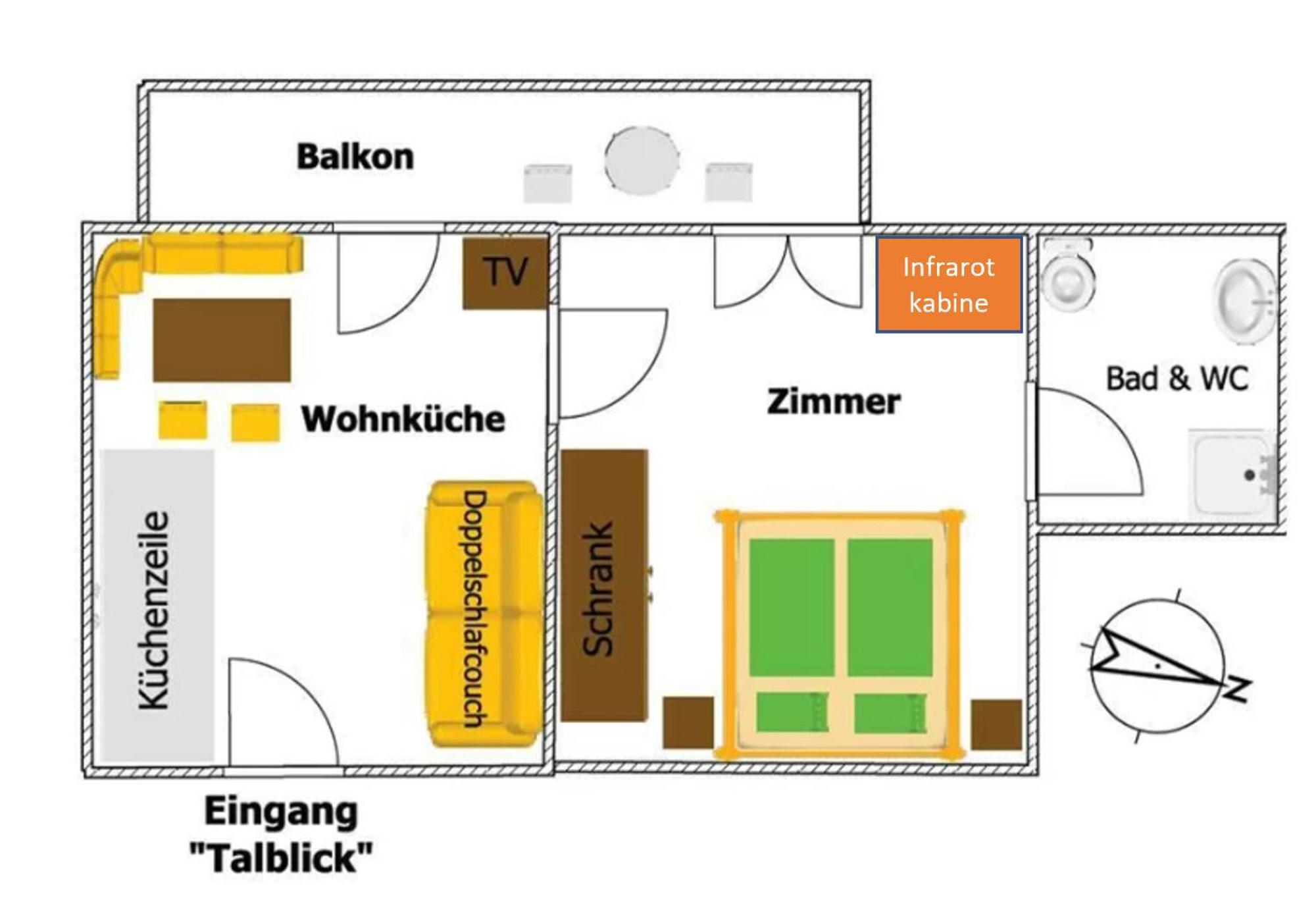Bauernhof Pension Juri Obergösel Zimmer foto